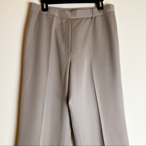 J. Crew Classic Wool Dress Suit Pants, Size 12 Tall Taupe - Picture 2 of 13